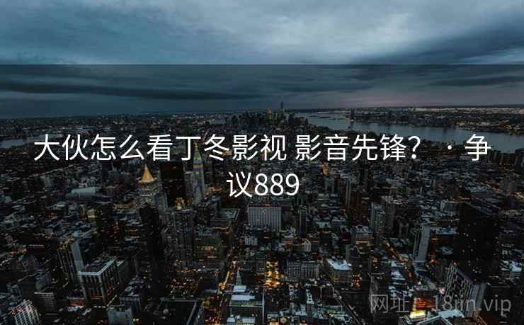 大伙怎么看丁冬影视 影音先锋？ · 争议889