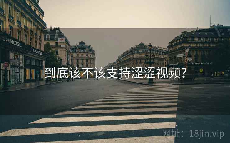 到底该不该支持涩涩视频?
